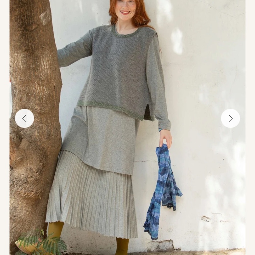 Gudrun Sjoden Gray Long Sleeve Top - Picture 8 of 8